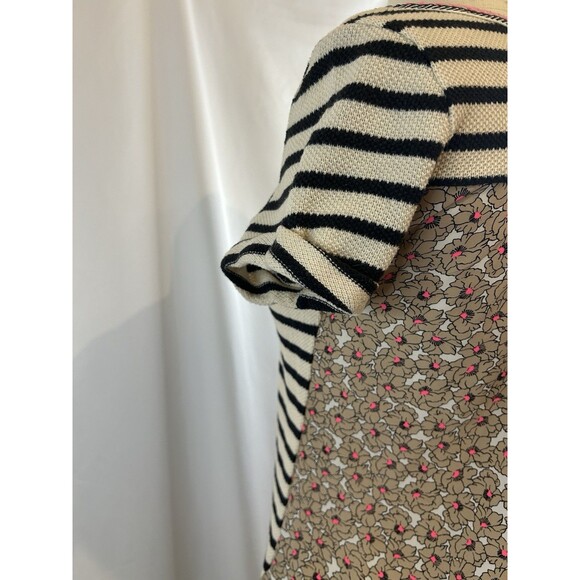 Anthro Akemi Kin Striped Floral Stripe Tipperary Top Size Small - Picture 6 of 9